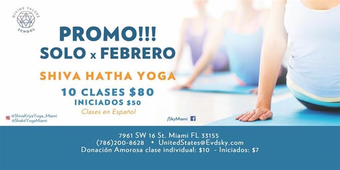 Promo Febrero En Clases De Hatha Yoga Miami On The Cheap Fitness Classes