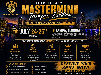 Legacy Business Mastermind Event 2.0