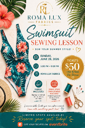 Sewing lesson- swimsuit