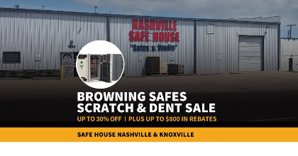 Browning Safes Scratch & Dent Sale at Nashville Safe House