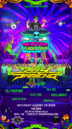 DirtySnatcha in Idaho Falls at The Gem (Take Me to Your Leader Tour)