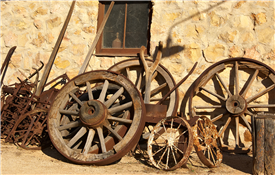 Antique Fair Along Main Street