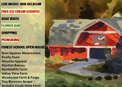 Saturday Slowdown at RambleRill Farm:  Market and Open Farm Day