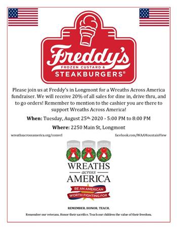 Wreaths Across America Freddy S Fundraiser Loveland Reporter Herald Events
