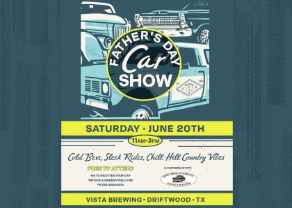 Father's Day Weekend Car Show at Vista Brewing