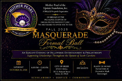 Phi Alpha Chapter of Omega Psi Phi Fraternity, Inc, Masquerade Ball