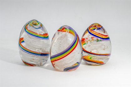 Creating Rainbows- Pride Month- all inclusive-all colors in a paperweight!
