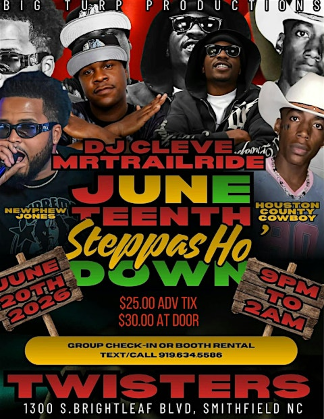 DJ Cleve presents Juneteenth Steppers Ho' Down