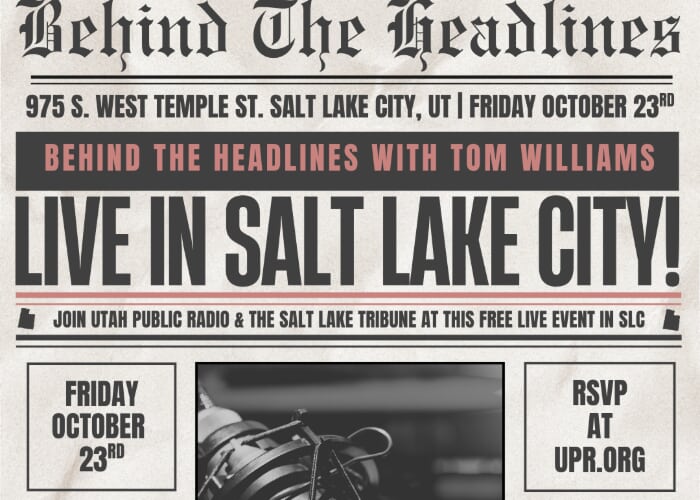 Behind The Headlines - Live Event
