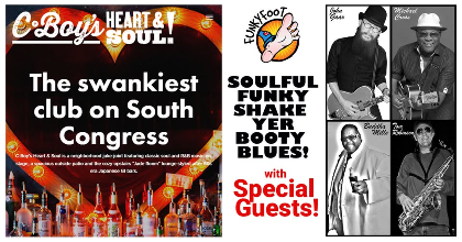Shake-yer-booty BLUES w/FunkyFoot @C-BOY's!