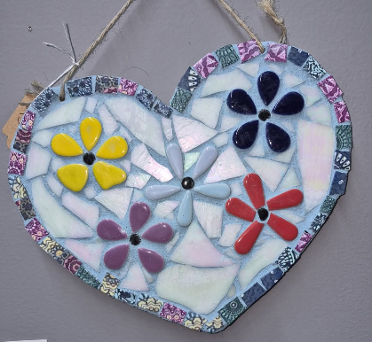 Mosaic Art for Beginners and Overcoming Fear of Grouting with Kelly