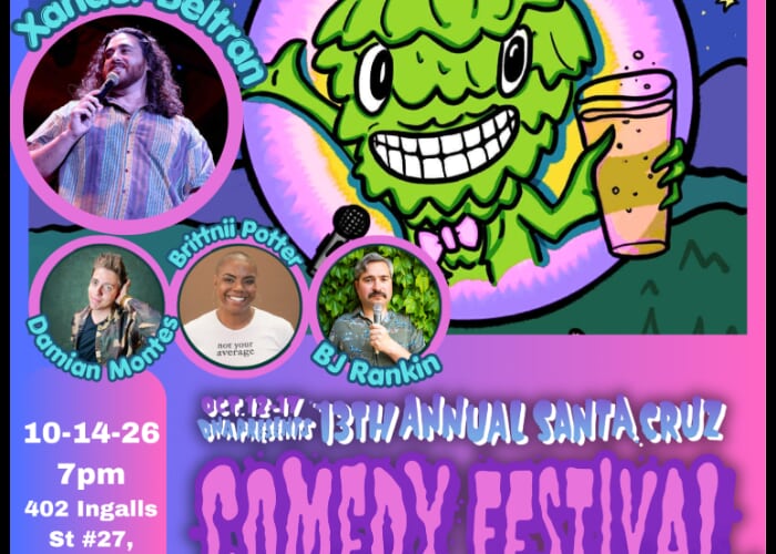 13th Annual SANTA CRUZ COMEDY FESTIVAL at SC Mtn Brewing at Santa Cruz Mountain Brewing, Oct 14