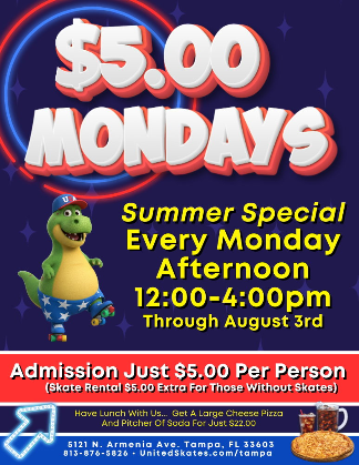 $5.00 Monday Special