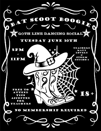 Bat Scoot Boogie - Goth Line Dancing Social