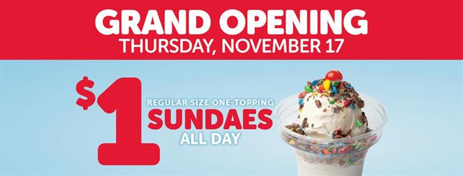 Andy's Frozen Custard Grand Opening WFLA Calendar