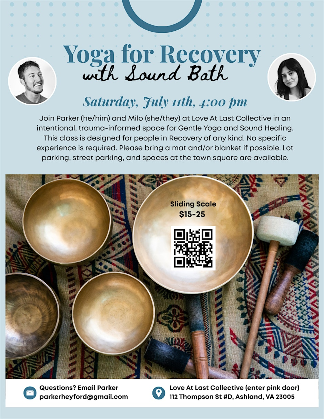 7/11 Yoga for Recovery with Sound Bath