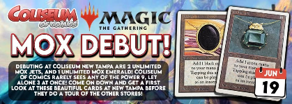 Magic: The Gathering Mox Debut at Coliseum of Comics New
