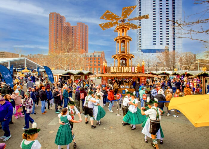 Christmas Village in Baltimore