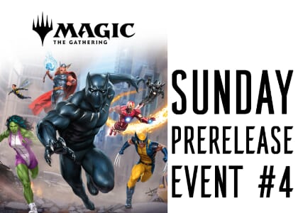 Magic the Gathering: Marvel Super Heroes Prerelease Event #4