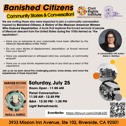 Banished Citizens: Community Stories & Conversation!