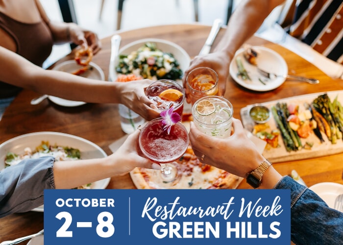 Restaurant Week Green Hills kicks off Oct. 2, Community