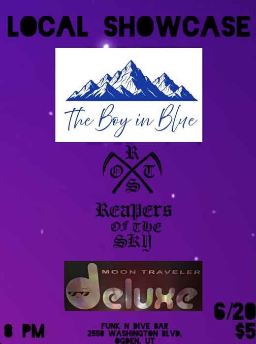 Reapers of the Sky, the Boy in Blue, Moon Traveler Deluxe - Live at the Funk n Dive
