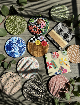 Summer Craft Night: DIY Printed Coasters