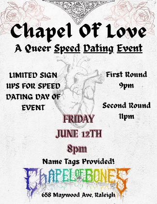 Chapel of Love: Queer Speed Dating Event