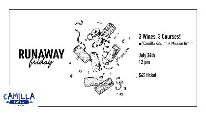Runaway Friday Wine Lunch