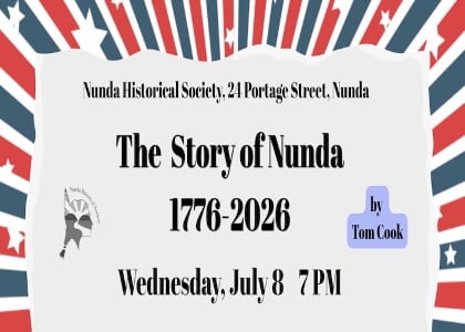 The Story of Nunda 1776-2026 by Tom Cook