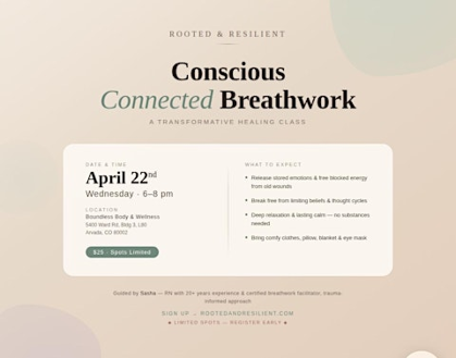April Spring Renewal Breathwork