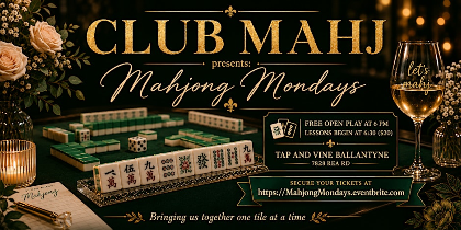 Mahjong Monday at Tap and Vine