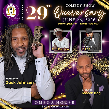 Queen City Omegas  26th Anniversary Comedy Night