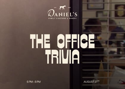 The Office Trivia Night at Daniel's Vineyard