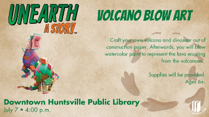 Volcano Blow Art