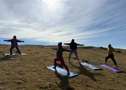 Mountaintop Yoga Hike