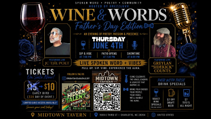 Wine & Words: Father's Day Flow Ft. JC The Poet & Sidekick