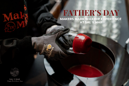 Father's Day Makers Mark Wax Dip Experience at Sal Y Mar