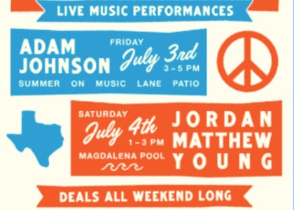 Fourth of July Weekend at Hotel Magdalena
