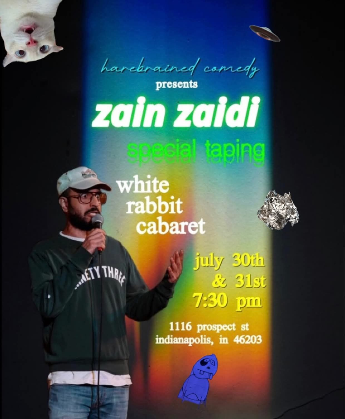 Harebrained Comedy presents Zain Zaidi Special Taping (Friday Early Show)