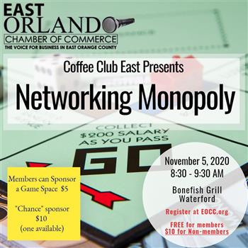 Coffee Club East Networking Monopoly Orlando Sentinel