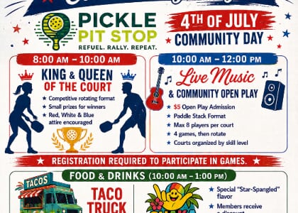 Red White & Dink Community Day