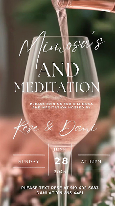 Mimosas and Meditation