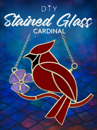 Cardinal Stained Glass Workshop Intermediate Skill