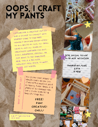 OOPS!! I ‘Craft' my pants (Public Crafting Event)