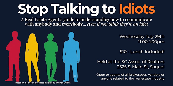 Stop Talking to Idiots