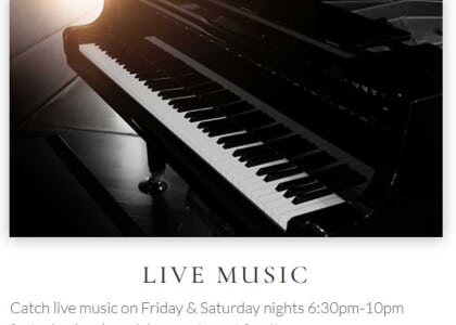 Live Music at Horizons Modern Kitchen + Wine Bar
