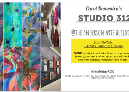 FIRST FRIDAY - STUDIO 312 - ANDERSON ARTS BUILDING