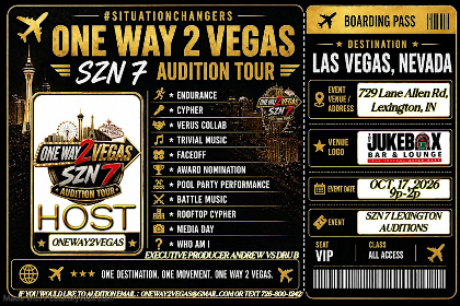 ONE WAY 2 VEGAS SZN 7 LEXINGTON AUDITIONS #SITUATIONCHANGERS