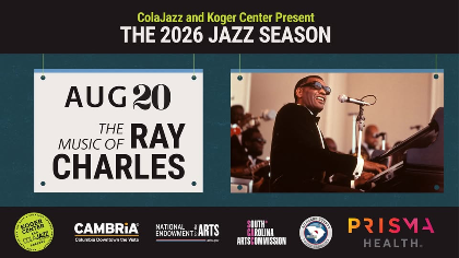 ColaJazz and Koger Center present: Live in the Lobby Jazz • The Music of Ray Charles